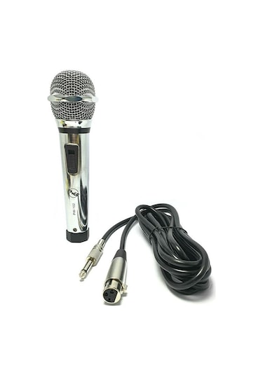 Pawer Pw-102 Profesyonel Kablolu Mikrofon Metal Kasa