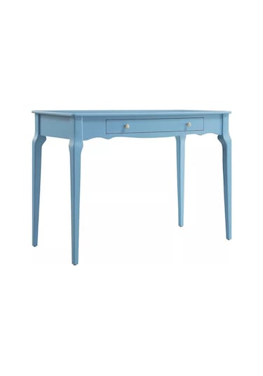 Wooding 100 Cm Masif Mavi Lake Bonamy Çalışma Masası Mavi