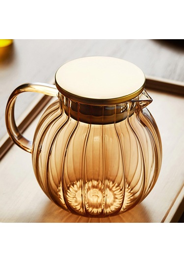 Yüksek Sıcaklığa Dayanıklı Borosilikat Cam Çaydanlık, Ev Kullanımı İçin Şeffaf Isı Koruma Su Isıtıcısı Diğer