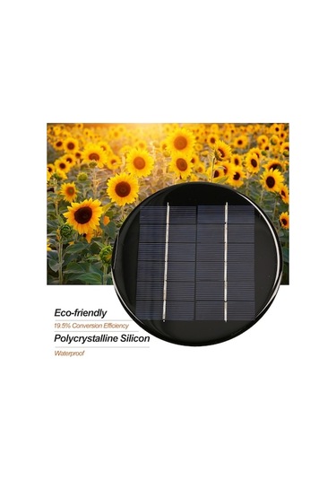 Fastbuy 6v 2w Yüksek Verimli Polikristal Güneş Paneli, Dıy Projeler Ve Şarj İçin 150mm Ip65 Su Geçirmez Solar Panel