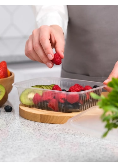 Upakovsik+ Tek Kullanımlık Kapağı Olan 750 Ml Kap, 30 Adet 396827801 100 adet