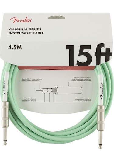 Fender Surf Green 4.5 Metre Kablo