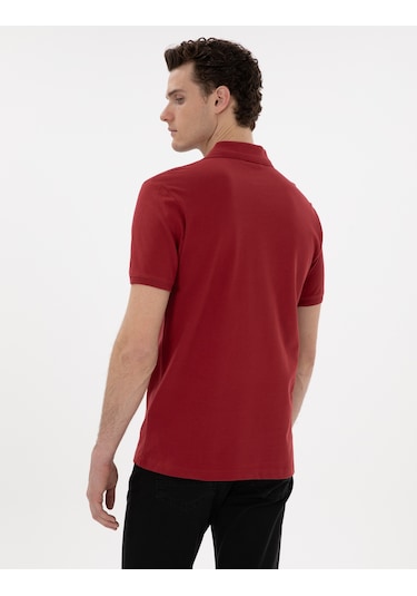 Pierre Cardin Erkek Nar Çiçeği Tişört Basic 50302561-vr239 Nar Çiçeği