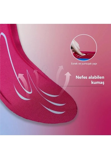 Pullman 186 - MW Blue Gel Memory Foam Darbe Emici Yumuşak Kadın Sneaker Tabanlığı