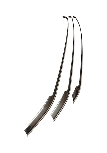 Renault Express Krom Ön Tampon Alt Çıta 3 Prç 2021 Paslanmaz Ç.