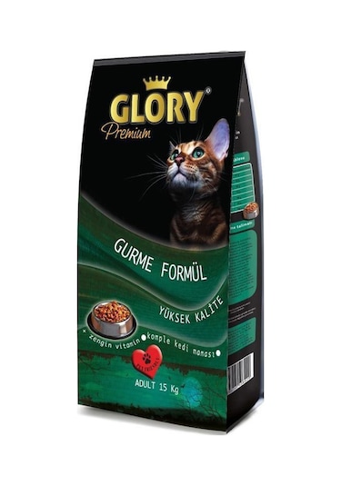 Glory Premium Multicolor Renkli Yetişkin Kedi Maması 15 KG
