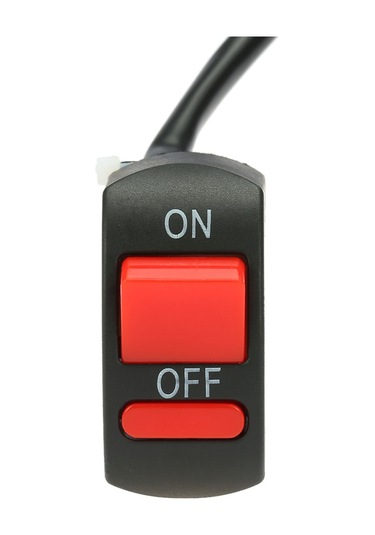 Yaleker Motorsiklet Ve Atv İçin Siyah 55cm Kablo Uzunluğuyla Yüksek Performanslı Direksiyon Anahtarı Siyah