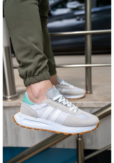 Bartrobel Erkek Günlük Sneaker Gri Su Yeşili Gri - Su Yeşili