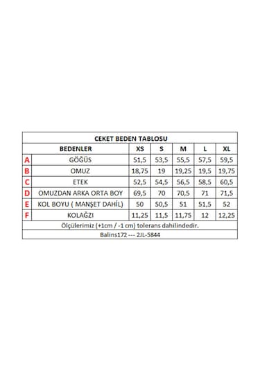 Kadın Kot Ceket 2jl/5844 001