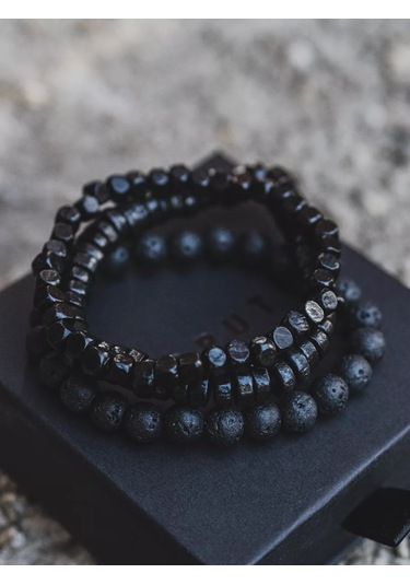 Rasputın Brand Lava Bileklik Seti 230858269 Siyah