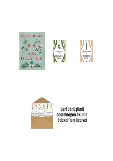 Aşk Hikâyesi + Süleyman Ciltli + Neyzen Tevfik Ciltli + Okuma Sticker'ları