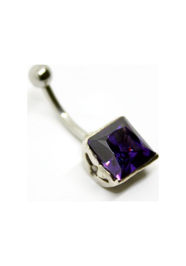 Mor Taşlı Pıercıng