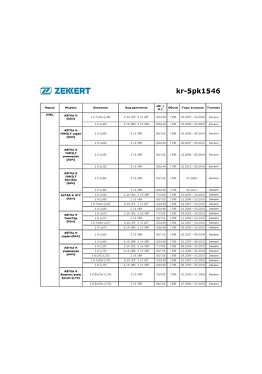 Zekkert Opel İçin Çok Çıkışlı Kayışlı Jeneratör Kayışı 5pk1546 301134015