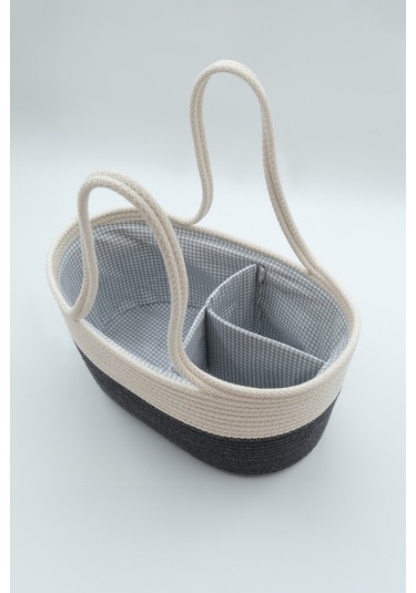 Jasper Keçe Siyah Anne Bebek Bakım Çantası Ve Organizeri Krem - Siyah