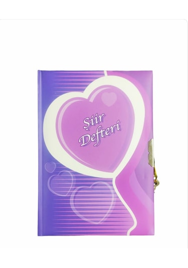 Livan Kilitli Şiir Defteri 14x20 Sert Kapak