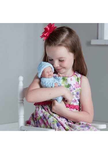 Berenguer Gerçekçi Yenidoğan Oyuncak Mini Erkek Bebek 24 Cm - Mavi