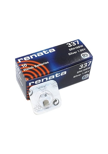 Renata 337 SR416SW 1.55V Saat Pili 10'lu
