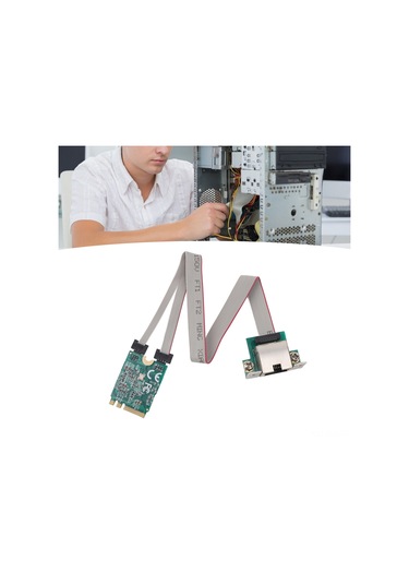 Xindoker Rtl8125b Ana Çipi M.2 A+e 2.5g/1g Ethernet Kartı - Yüksek Hızlı Veri Aktarımı, Çoklu Sisteme Uyumlu, Sabit Ve Güvenilir Bağlantı