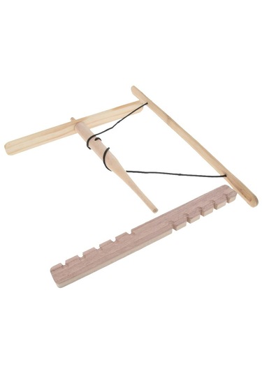 Homyl Açık İlkel Yangın Marş Aracı Ahşap Yay Matkap Çift Çok Renkli