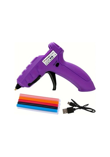 Honeybeeshop Mini Sıcak Tutkal Tabancası Hg 9601 10 Adet Renkli Tutkal Çubuğu Sanat El Sanatları Dıy Ev Onarımları