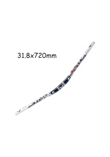 Suntek Alüminyum Yokuş Aşağı Dağ Bisikleti Gidon Siyah-720mm Siyah