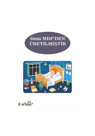 Ahşap Çocuk Puzzle 12 Parça-59