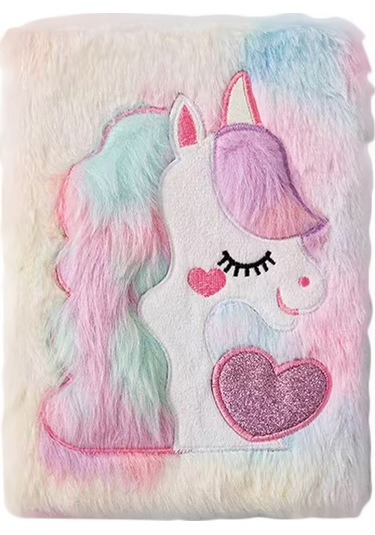 Spring Unicorn Sevimli Peluşdefter Renkli