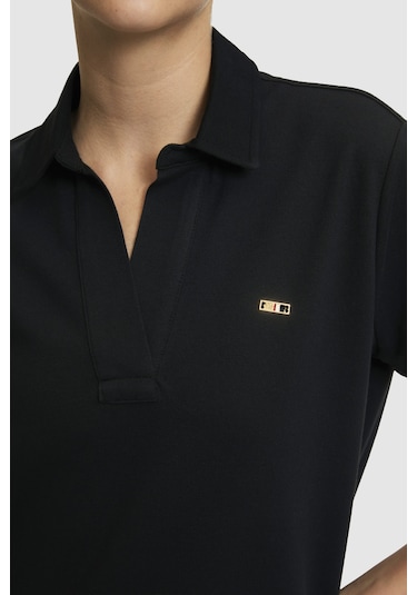 U.S. Polo Assn. U.s. Polo Assn. Kadın Siyah Tişört Basic 50323447-vr046