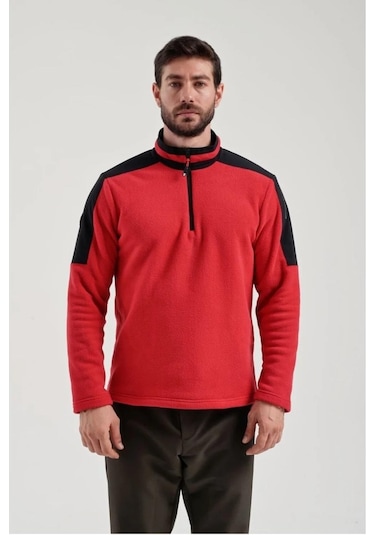 Exuma Half Zıp Erkek Polar 2412004-657-red