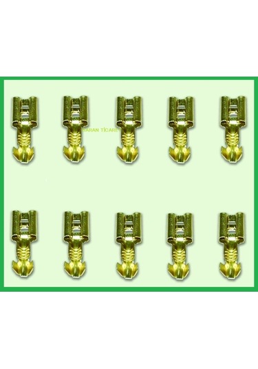 Sarı Geçmeli Dişi Terminal Soket 6.3Mm - 375853058