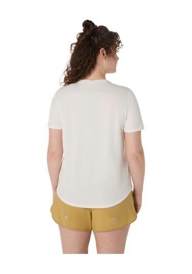 Asics Fujıtraıl Logo Ss Top Kadın Bej Kısa Kollu Tshirt 2012d314-100 Bej