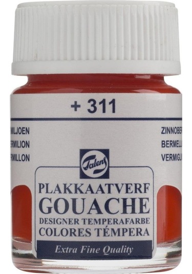 Talens Guaj Boya Cam Şişe 16Ml 311 Vermillion Vermilion