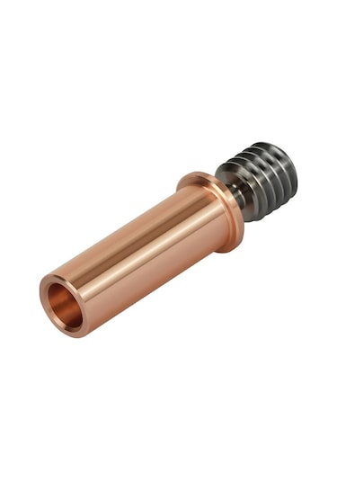 Jeemson Anycubic Kobra2 Serisi İçin Titanyum+bakır İki Metal Isı Yalıtımlı Gırtlağı, 450-500 C Dayanıklı, 2 Adet, M6 Dişli, 1.75mm Sarf Malzemesi Uyumlu