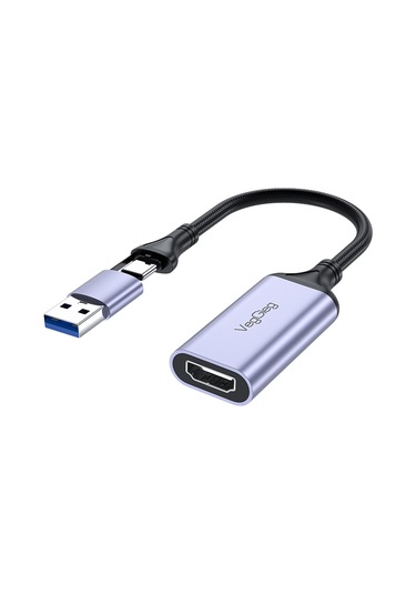 Veggieg 1080p 60hz Hdmı Video Capture Card Usb 3.0 Ve Type-c Görüntü Yakalama Kartı