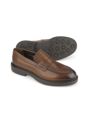 Ziya, Erkek Hakiki Deri Ayakkabı 15350z1112 Taba 15350z1112 320 Taba