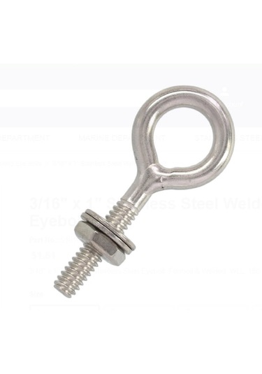 Vidalı Mapa. 6x75mm. Paslanmaz Krom Mapa