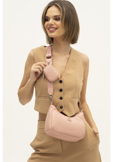 Benetton Bnt 1271 Çapraz Çanta Std / Pembe Pembe