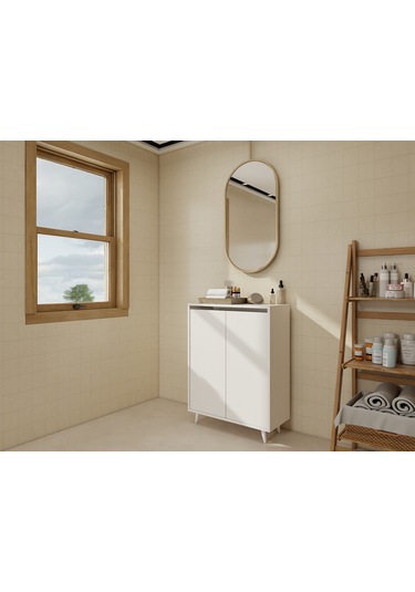 Kardiya Çok Amaçlı Dolap Beyaz