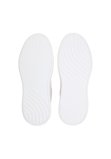 Kadın Metalik Detaylı Platform Tabanlı Sneaker - Beyaz/bronz Ancient White