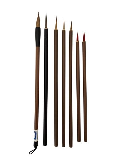 Çini Tahrir, Seramik Sırlama Fırça Seti, Seramik Boyama, Çini, Vazo, Resim, Brush-7 Adet