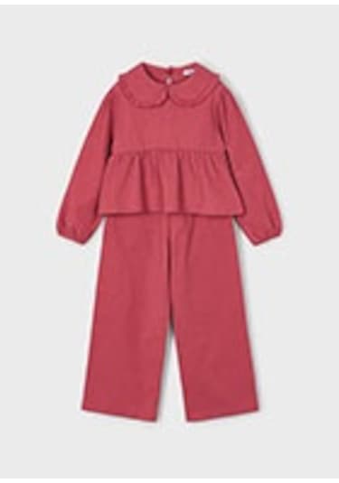 Mayoral 4581 Kız Çocuk Kiremit Pantolunlu Takım Kiremit