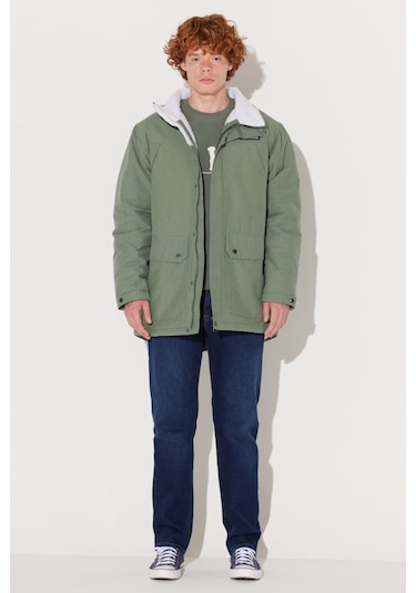 Lee Açık Yeşil Erkek Mont L232220299 Parka Ceket L232220299 Açık Yeşil