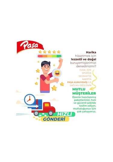 Paşa Kuruyemiş Çiğ Karışık Naturel Kuruyemiş 12 x 40 G