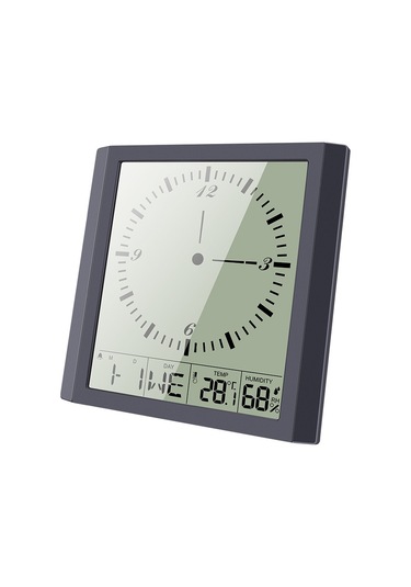 Ts-8675 Çok İşlevli Büyük Ekran Saat Ev Yaratıcı Termometre Higrometre