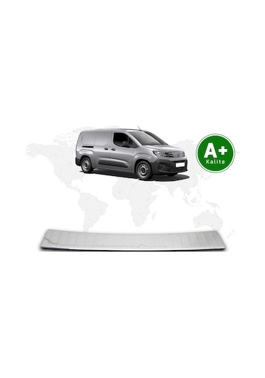 Peugeot Partner Krom Arka Tampon Eşiği 2024 Model Ve Sonrası