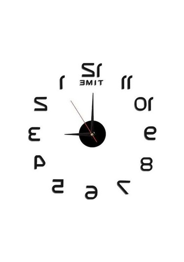 Trendooze Stil Sessiz Saati Renkli Renki Nordic Işıklı Duvar Dekoratif Çok Çok Çalışan Akrilik 40cm - Qd Çok Renki