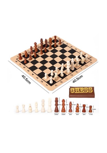 Dolıty Taşınabilir Satranç Seti Masa Oyunu Eğlence 15 Oyuncak