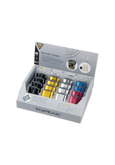 Topeak Trb02 6lı Yama Kiti Siyah - Kırmızı