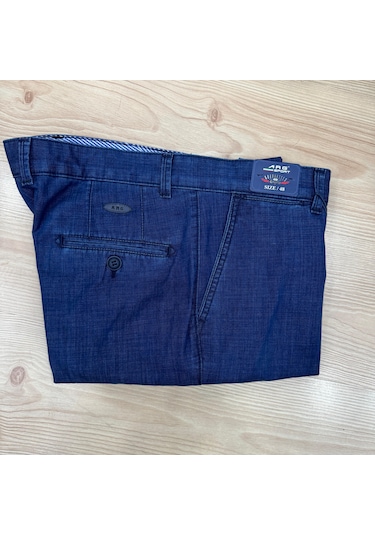 ARG Pantolon Arg Comfort Pamuklu Likralı Pantolon - Kanvas Koyu Mavi