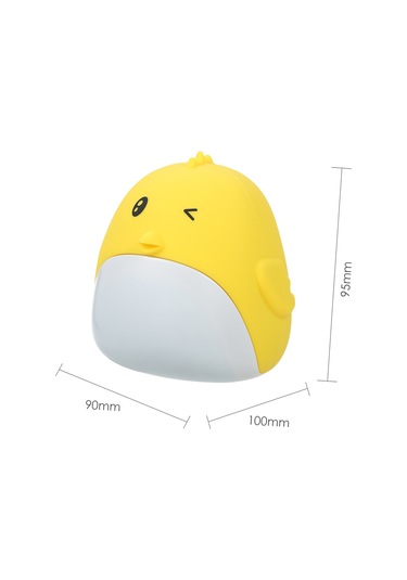 Yifomall Çocuklar İçin Tavuk Şekilli Dijital Alarm Saat, 3 Aydınlatma Modlu Gündüz/gece Lambası, Usb Şarjlı, Dokunmatik Kontrol, Oda Sıcaklığı Gösterici Diğer